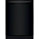 Frigidaire - 24" Compact Top Control Built-In Dishwasher with 54 dBa - Black - Front_Standard