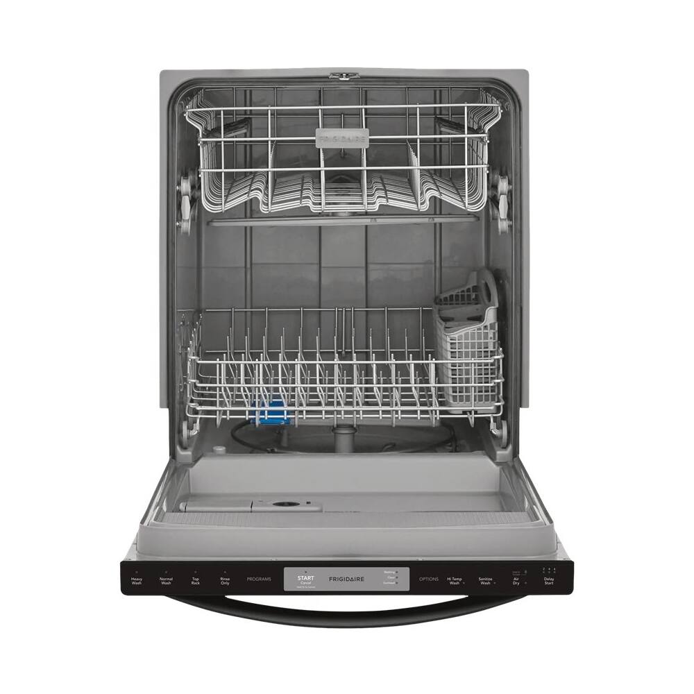 Alt View 12. Frigidaire - Frigidaire 24" Top Control Built-In Dishwasher, 54dba - Black.