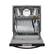 Alt View 14. Frigidaire - Frigidaire 24" Top Control Built-In Dishwasher, 54dba - Black.