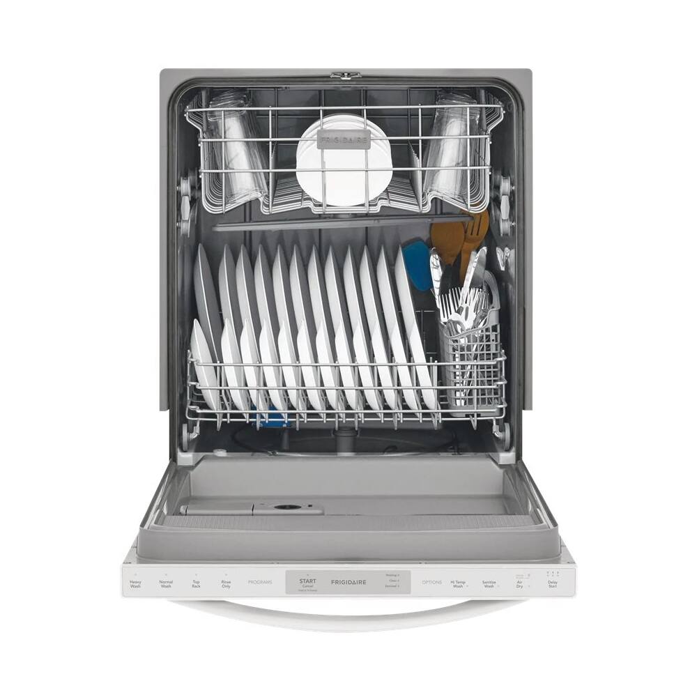 Alt View 14. Frigidaire - Frigidaire 24" Top Control Built-In Dishwasher, 54dba - White.