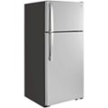 Angle Zoom. GE - 16.6 Cu. Ft. Top-Freezer Refrigerator - Stainless Steel.