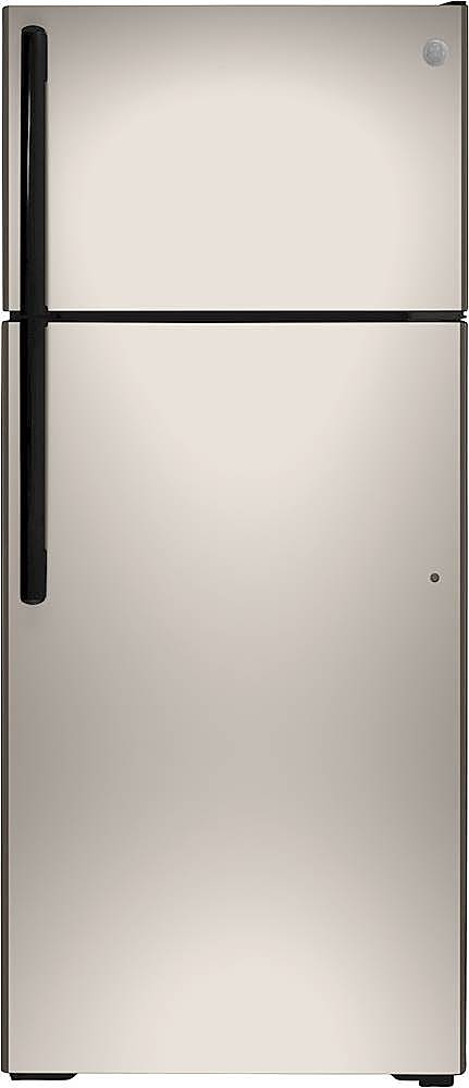 GE – 17.5 Cu. Ft. Top-Freezer Refrigerator – Silver