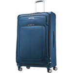 Front Zoom. Samsonite - SoLyte DLX 29" Spinning Suitcase - Mediterranean Blue.