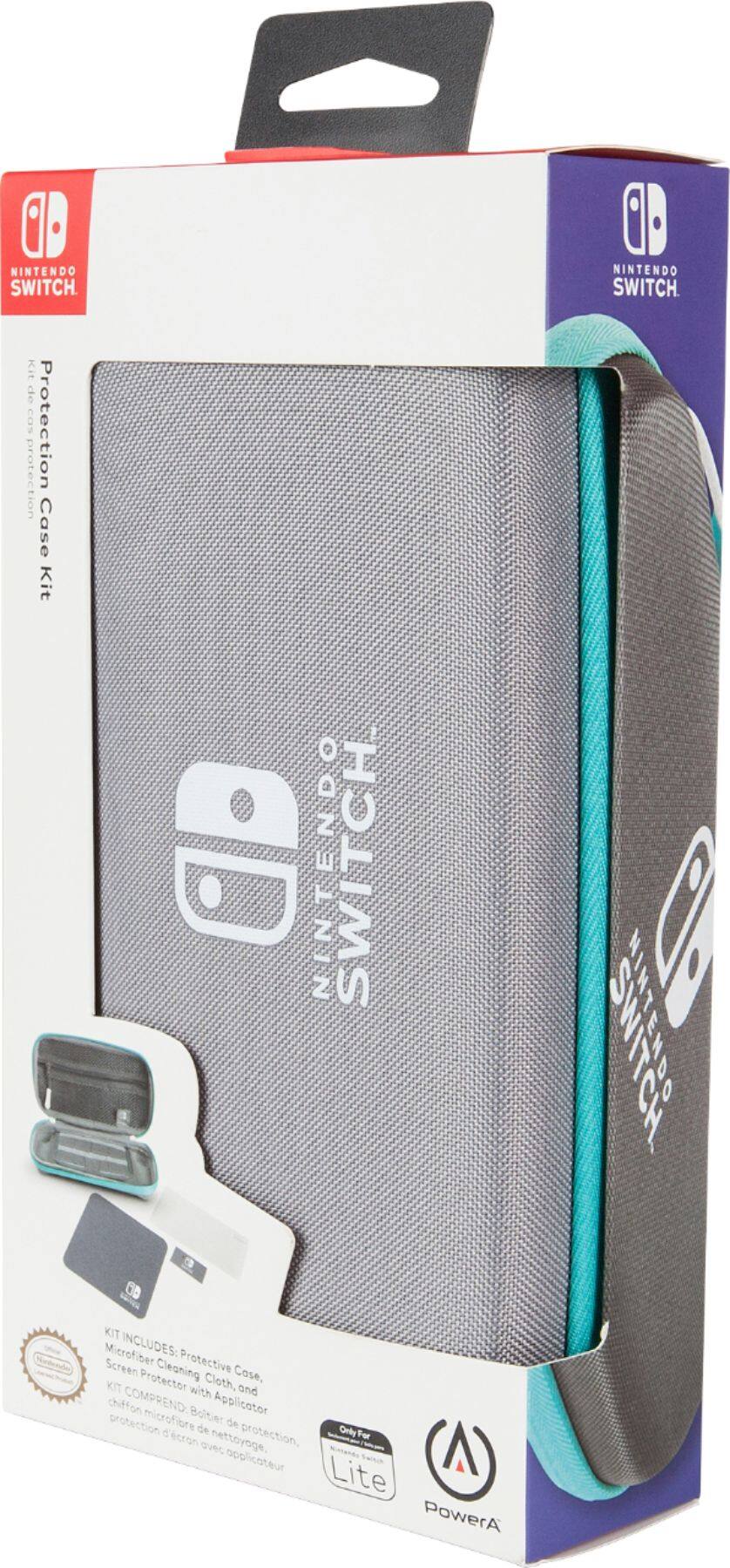 Alt View 17. PowerA - Protection Case Kit for Nintendo Switch Lite - Turquoise.
