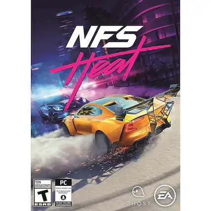 Front. Electronic Arts - Need for Speed Heat. - T (Teen 13+)