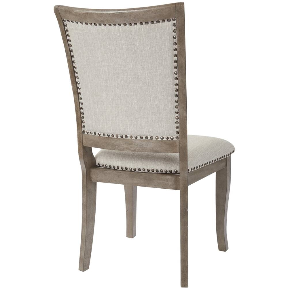 Best Buy OSP Designs Alba Transitional Dining Chair Antique Gray ALBKDCAG