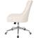 Angle. OSP Home Furnishings - Amelia 5-Pointed Star Fabric and Steel Office Chair - Linen.