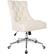 Left. OSP Home Furnishings - Amelia 5-Pointed Star Fabric and Steel Office Chair - Linen.