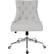 Front. OSP Home Furnishings - Amelia 5-Pointed Star Fabric and Steel Office Chair - Fog.