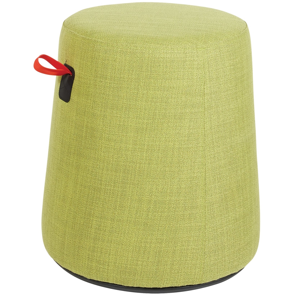 Left View: Office Star Products - Modern Wobble Stool - Red