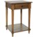 Left Zoom. OSP Designs - Bandon Square Traditional Wood 1-Drawer End Table - Ginger Brown.