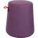 Left. Office Star Products - Active Seat Round Contemporary Fabric Ottoman - Purple.
