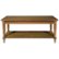 Front Zoom. OSP Designs - Bandon Rectangular Traditional Wood Coffee Table - Ginger Brown.
