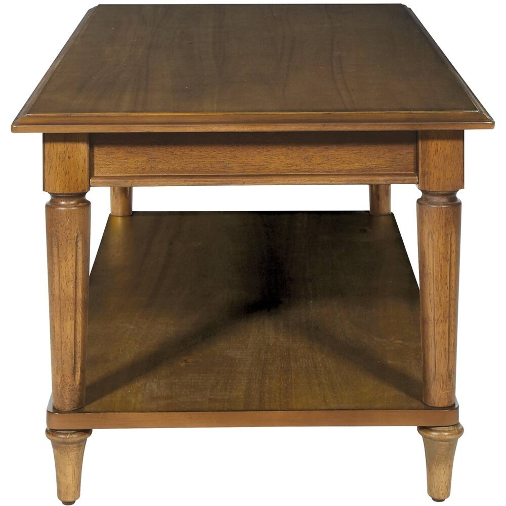 Alt View Zoom 11. OSP Home Furnishings - Bandon Rectangular Traditional Wood Coffee Table - Ginger Brown.