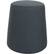 Front. Office Star Products - Active Seat Round Contemporary Fabric Ottoman - Black.