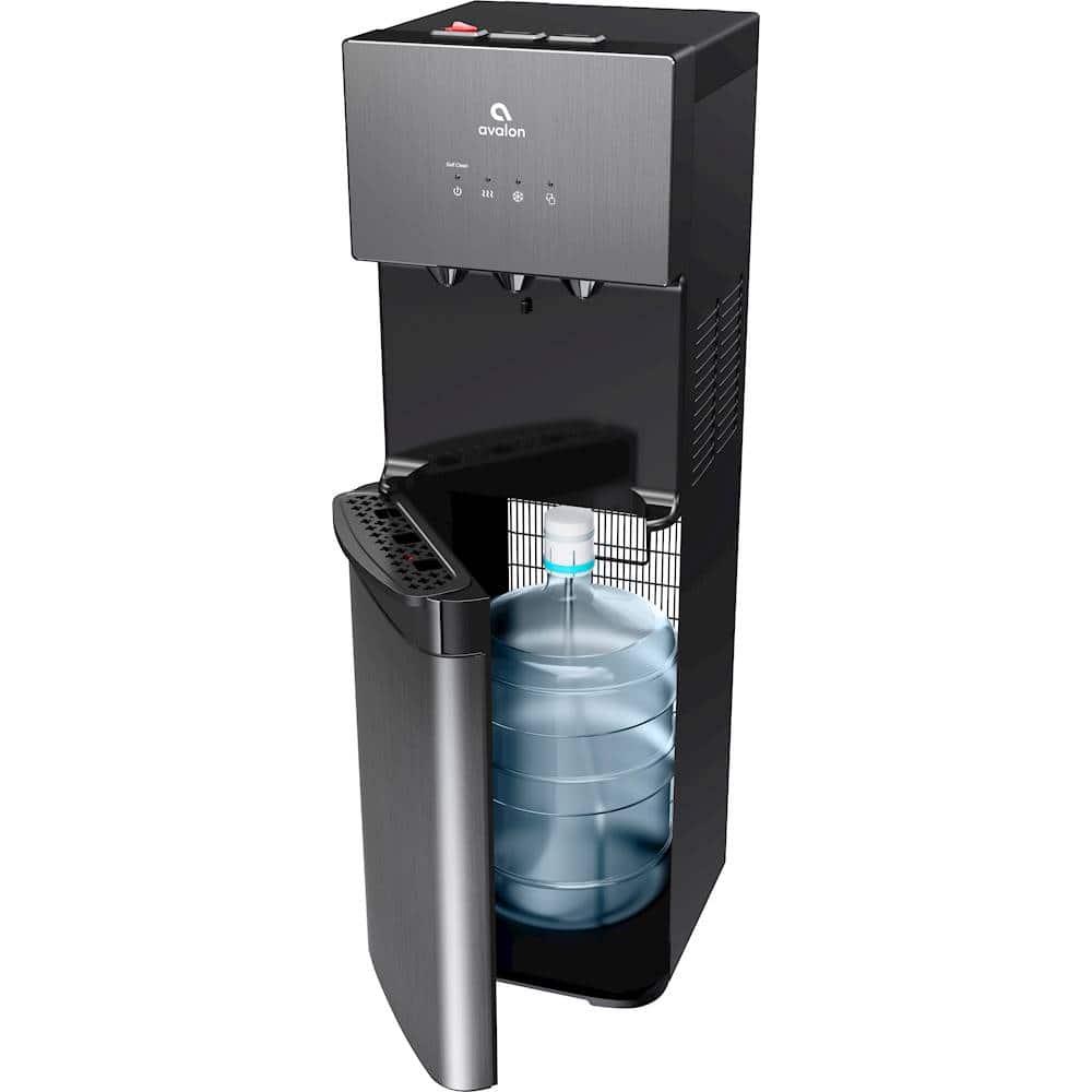 Alt View 11. Avalon - A3 Bottom-Loading Bottled Water Cooler - Black stainless steel.