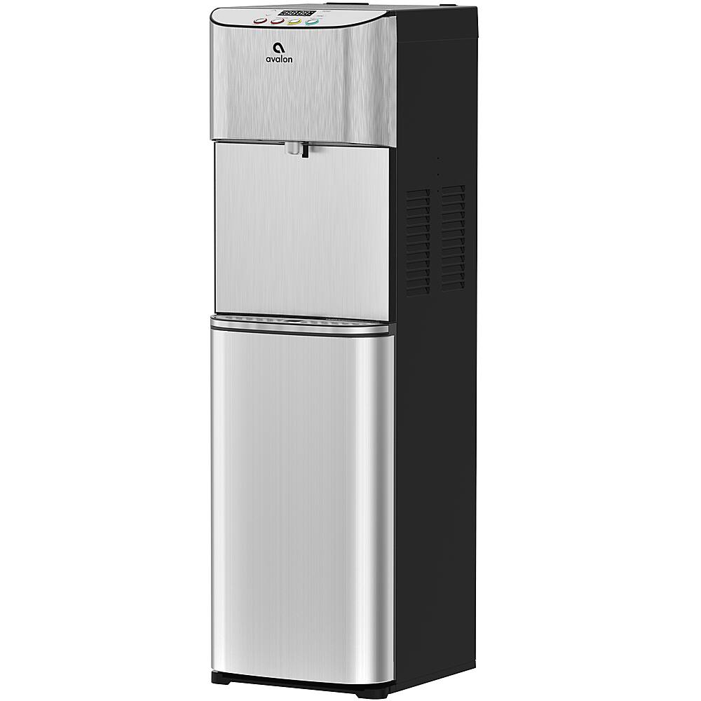 Left View: Avalon - A13 Bottleless Water Cooler - Gray