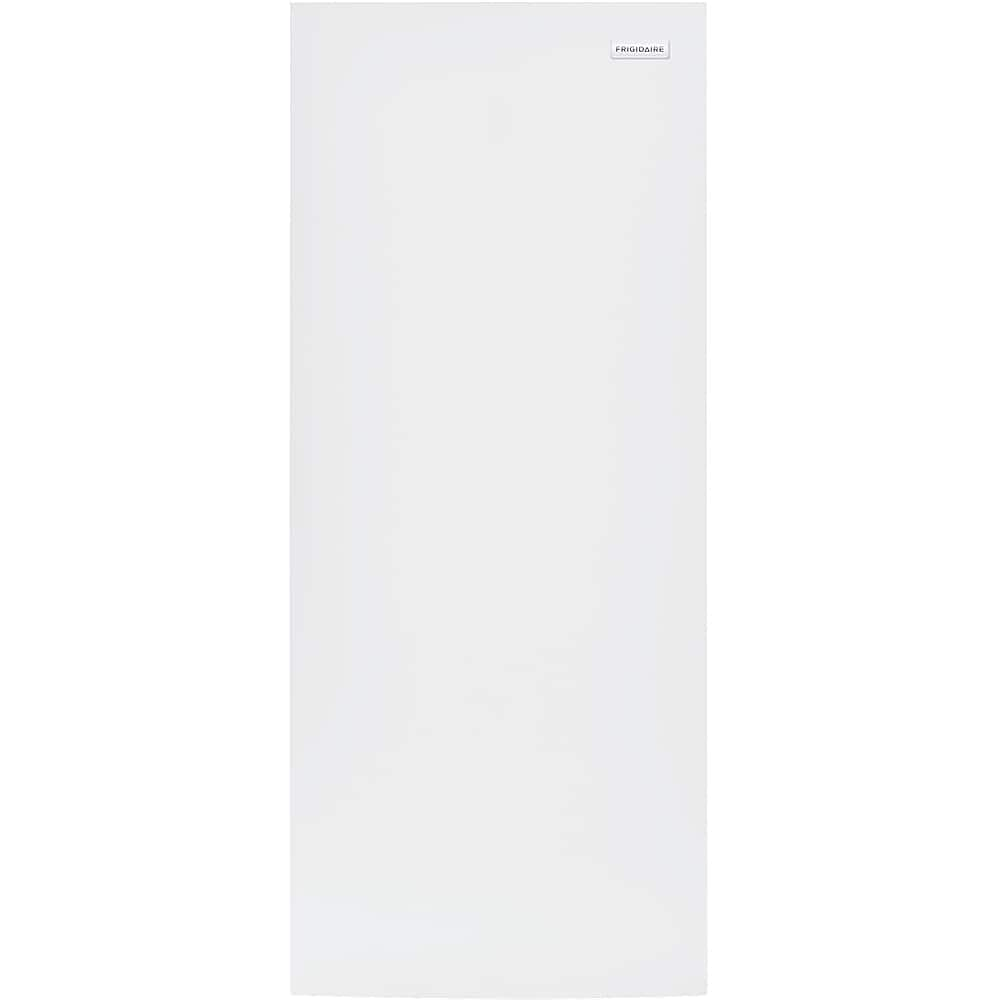 Frigidaire FFFU16F2VW 28 Upright Freezer with 15.5 Cu. ft. Capacity, Power Outage Assurance, EvenTemp Cooling System and Door Ajar Alarm in White