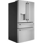 Café - 27.6 Cu. Ft. 4-Door French Door Refrigerator - Brushed Stainless - Front_Standard