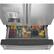 Alt View 12. Café - 27.6 Cu. Ft. 4-Door French Door Refrigerator, Customizable - Brushed Stainless Steel.