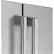 Alt View 5. Café - 27.6 Cu. Ft. 4-Door French Door Refrigerator, Customizable - Brushed Stainless Steel.
