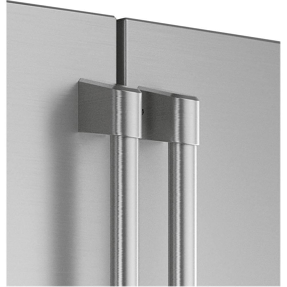 Alt View 5. Café - 27.6 Cu. Ft. 4-Door French Door Refrigerator, Customizable - Brushed Stainless Steel.