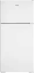 Hotpoint - 15.6 Cu. Ft. Top-Freezer Refrigerator - White - Front_Zoom