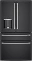 Café - 27.6 Cu. Ft. 4-Door French Door Refrigerator, Customizable - Matte Black