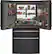 Alt View 1. Café - 27.6 Cu. Ft. 4-Door French Door Refrigerator, Customizable - Matte Black.