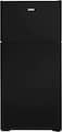 Hotpoint - 28 in. Wide 15.6 Cu. Ft. Top-Freezer Refrigerator with LED Interior Lighting - Black