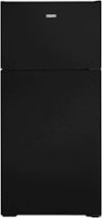 Hotpoint - 15.6 Cu. Ft. Top-Freezer Refrigerator - Black - Front_Zoom