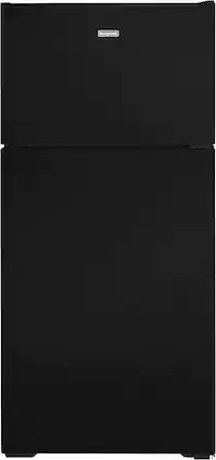 Hotpoint - 15.6 Cu. Ft. Top-Freezer Refrigerator with LED Interior Lighting - Black