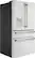 Angle. Café - 27.6 Cu. Ft. 4-Door French Door Refrigerator, Customizable - Matte White.