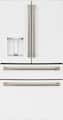 Café - 36 in. Wide 27.6 Cu. Ft. 4-Door French Door Smart Refrigerator, Customizable - Matte White