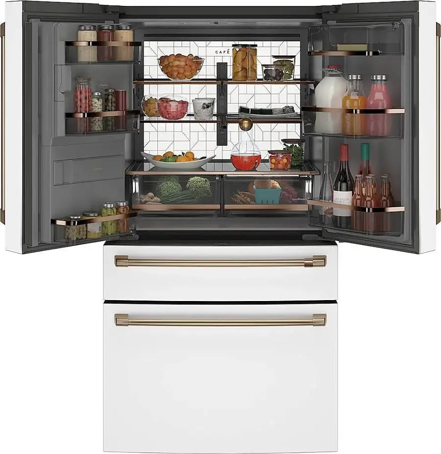 Café 27.6 Cu. Ft. 4 Door French Door Smart Refrigerator, Customizable ...