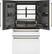 Alt View 2. Café - 27.6 Cu. Ft. 4-Door French Door Refrigerator, Customizable - Matte White.