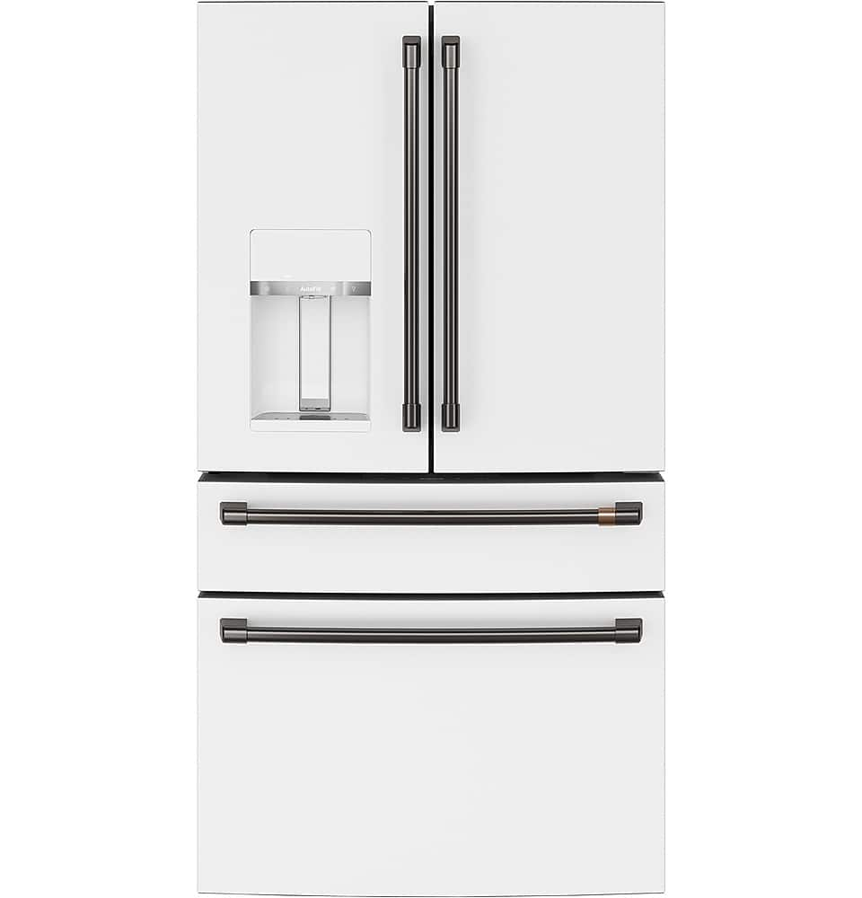 Café 27.6 Cu. Ft. 4-Door French Door Refrigerator, Customizable Matte ...