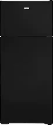 Hotpoint - 17.5 Cu. Ft. Top-Freezer Refrigerator with LED Interior Lighting - Black
