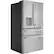 Angle. GE Profile - 27.9 Cu. Ft. 4-Door French Door Smart Refrigerator with Door-In-Door - Fingerprint Resistant Stainless Steel.