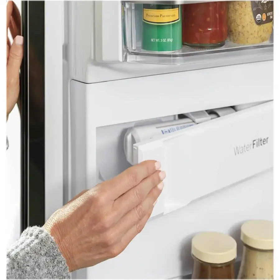 Alt View 17. GE Profile - 27.9 Cu. Ft. 4-Door French Door Smart Refrigerator with Door-In-Door - Fingerprint Resistant Stainless Steel.