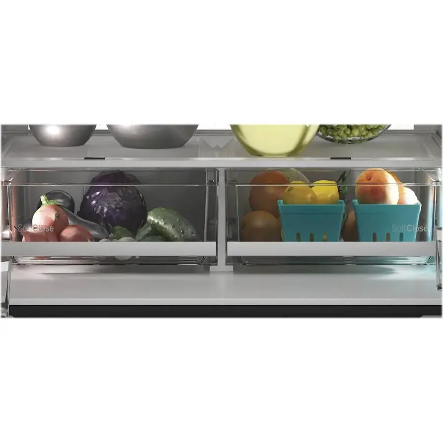 Alt View 26. GE Profile - 27.9 Cu. Ft. 4-Door French Door Smart Refrigerator with Door-In-Door - Fingerprint Resistant Stainless Steel.