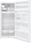 Alt View 2. GE - 17.5 Cu. Ft. Top-Freezer Refrigerator - White.