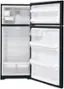Alt View 2. GE - 17.5 Cu. Ft. Top-Freezer Refrigerator - Black.