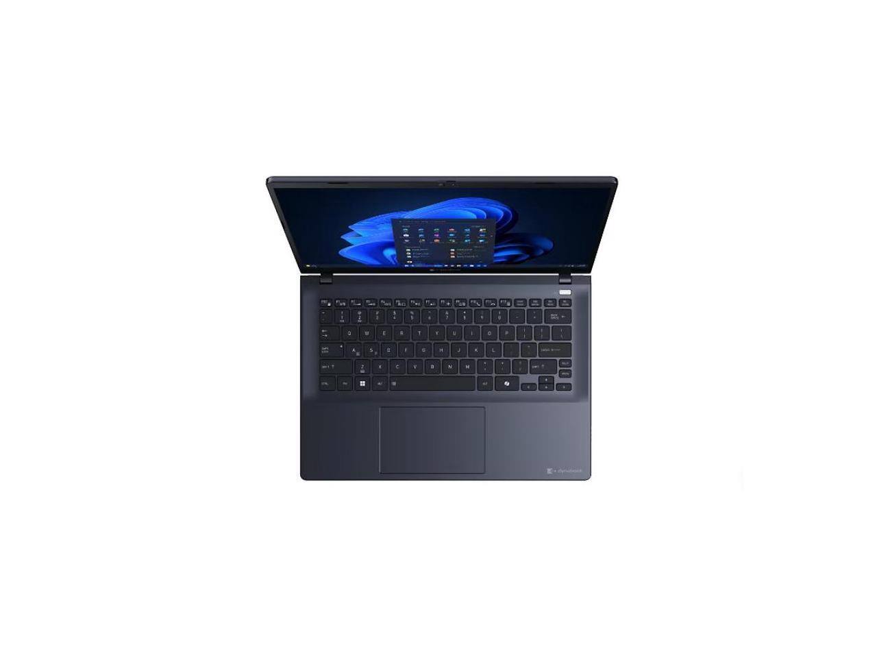 Alt View 3. Dynabook - Dynabook Tecra A40M 14" - Intel Core Ultra 7 - 16GB - 512GB SSD - Win 11 Pro - Wi-Fi 7 - Dark Blue.
