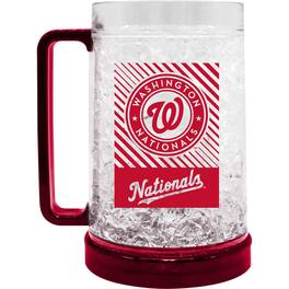 Logo Brands - Washington Nationals 16oz. Wordmark Freezer Mug - Multicolor