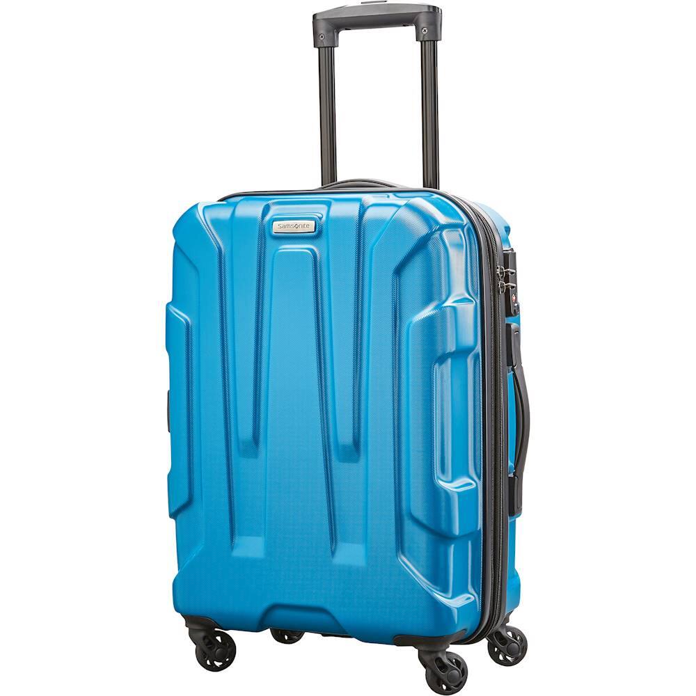 Front. Samsonite - Centric 20" Spinner - Caribbean Blue.