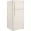 Angle. GE - 16.6 Cu. Ft. Top-Freezer Refrigerator - Bisque.