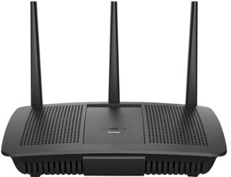 Linksys - AC1750 Dual-Band Wi-Fi 5 Router - Black - Front_Zoom