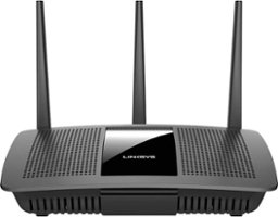 Linksys - AC1900 Dual-Band Wi-Fi 5 Router - Black - Front_Zoom