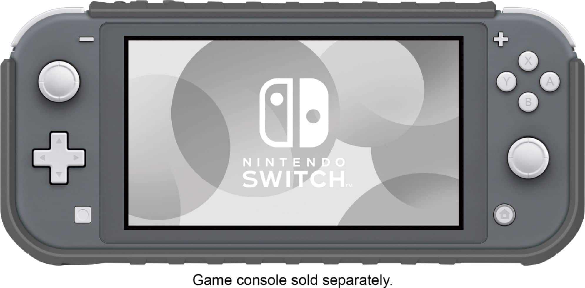 Front. Hori - Hybrid System Armor for Nintendo Switch Lite - Gray.